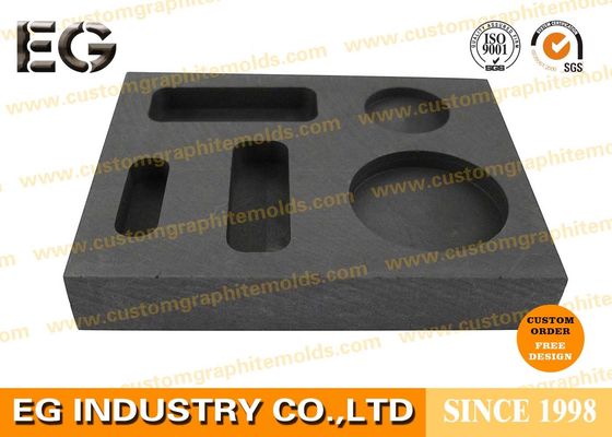 中国 99.9% のカーボンを溶かす金の金属のための高密度鋳造グラファイトのインゴット型のカスタム デザイン サプライヤー
